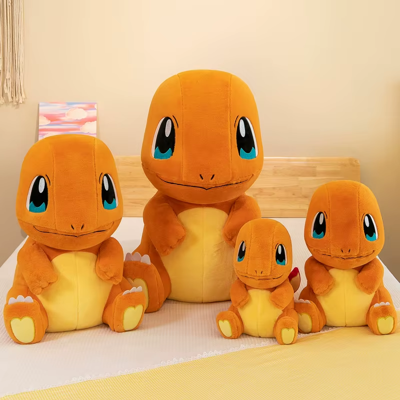60Cm Cute Charmander Plush Doll Anime Pocket Monsters Kawaii Large Plush Toy Sof