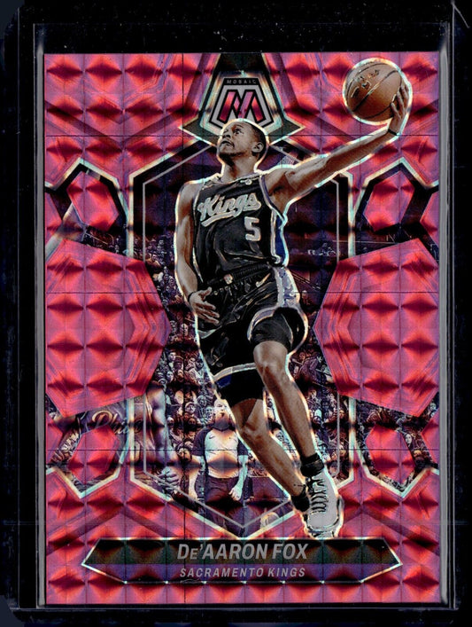 2023-24 Panini Mosaic - Pink Mosaic Prizm #163 De'Aaron Fox /149