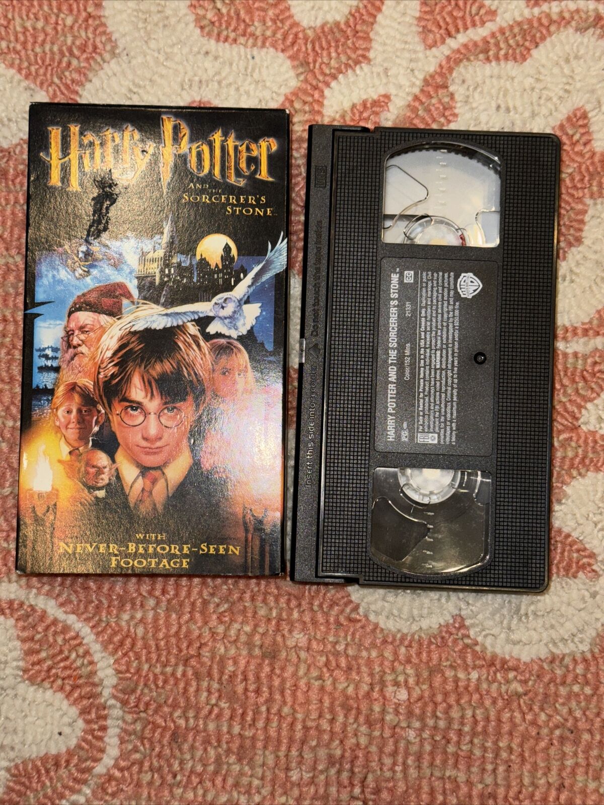 Harry Potter and the Sorcerers Stone VHS 2001 Warner Brothers