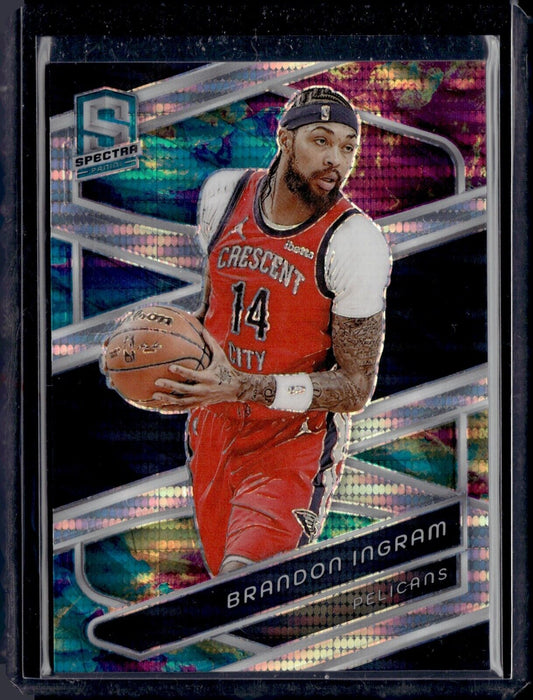 2023-24 Panini Spectra - Celestial Prizm #40 Brandon Ingram /125
