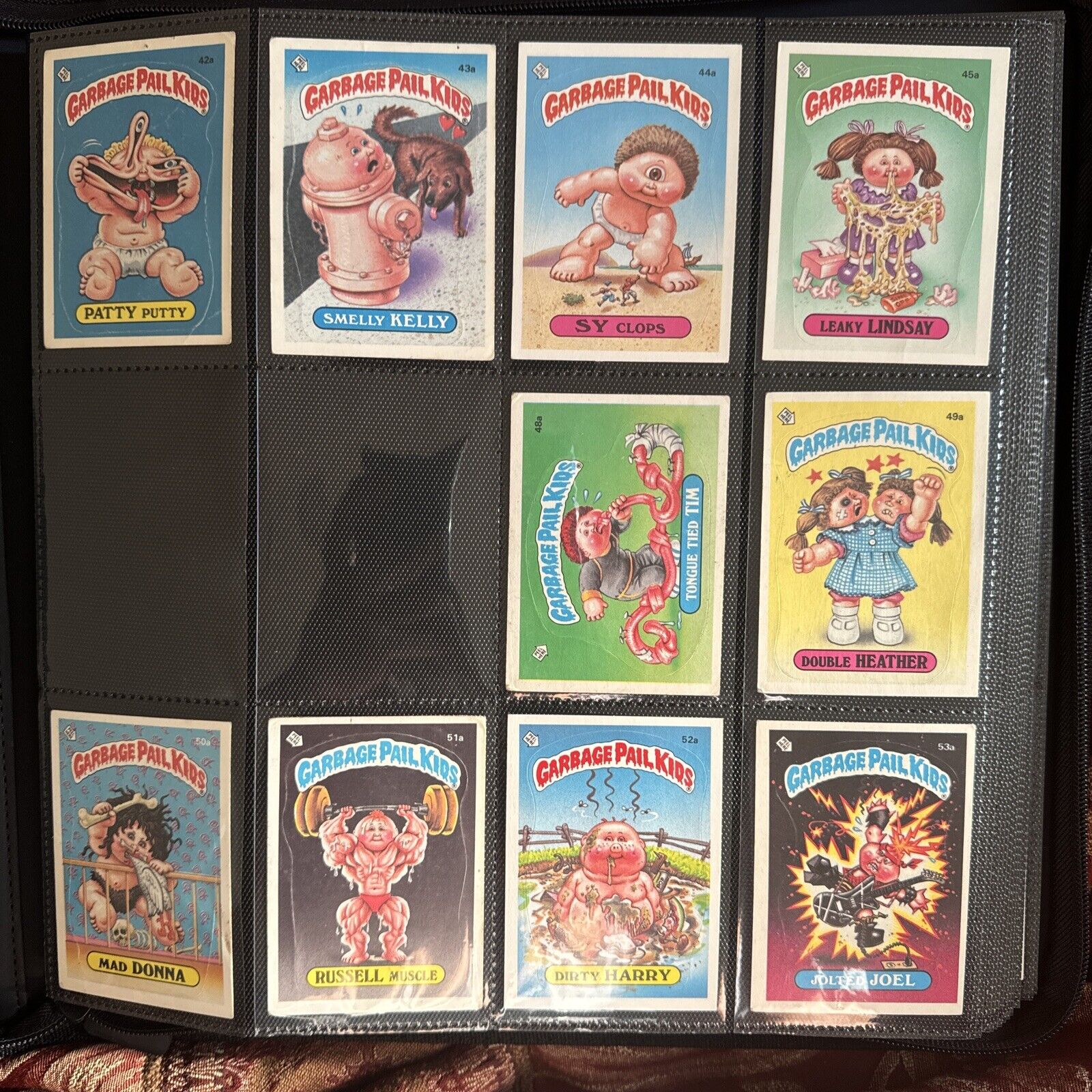 Lot of 424 (1985-1987) Vintage Garbage Pail Kids Sticker Cards - No Duplicates!