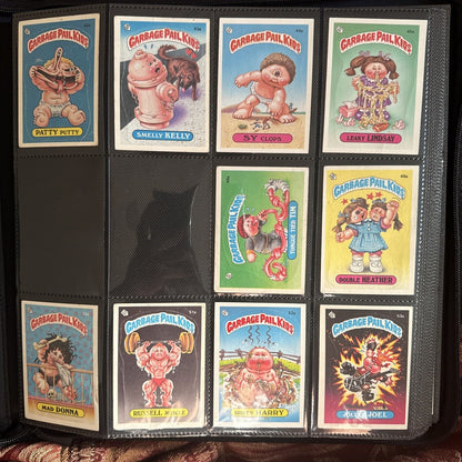 Lot of 424 (1985-1987) Vintage Garbage Pail Kids Sticker Cards - No Duplicates!