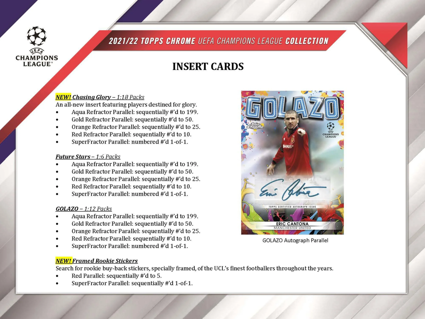 2021-22  UEFA Champions League Chrome Soccer Hobby Box