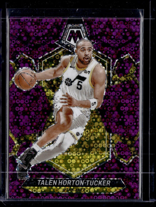 2023-24 Panini Mosaic - #145 Talen Horton-Tucker Purple Fast Break /50