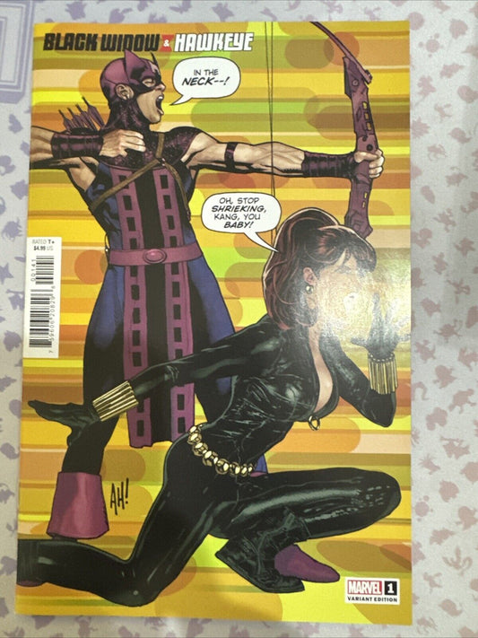 BLACK WIDOW & HAWKEYE #1 2024 ADAM HUGHES VARIANT