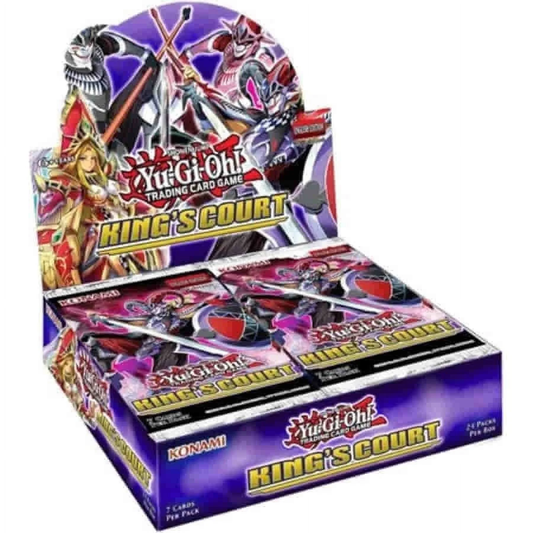 Yu-Gi-Oh! King'S Court Booster Box (24 Packs, 7 Cards per Pack)