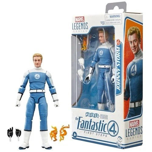 IN HAND! Marvel Legends Fantastic Four First Steps JOHNNY STORM 6" Hasbro Figure