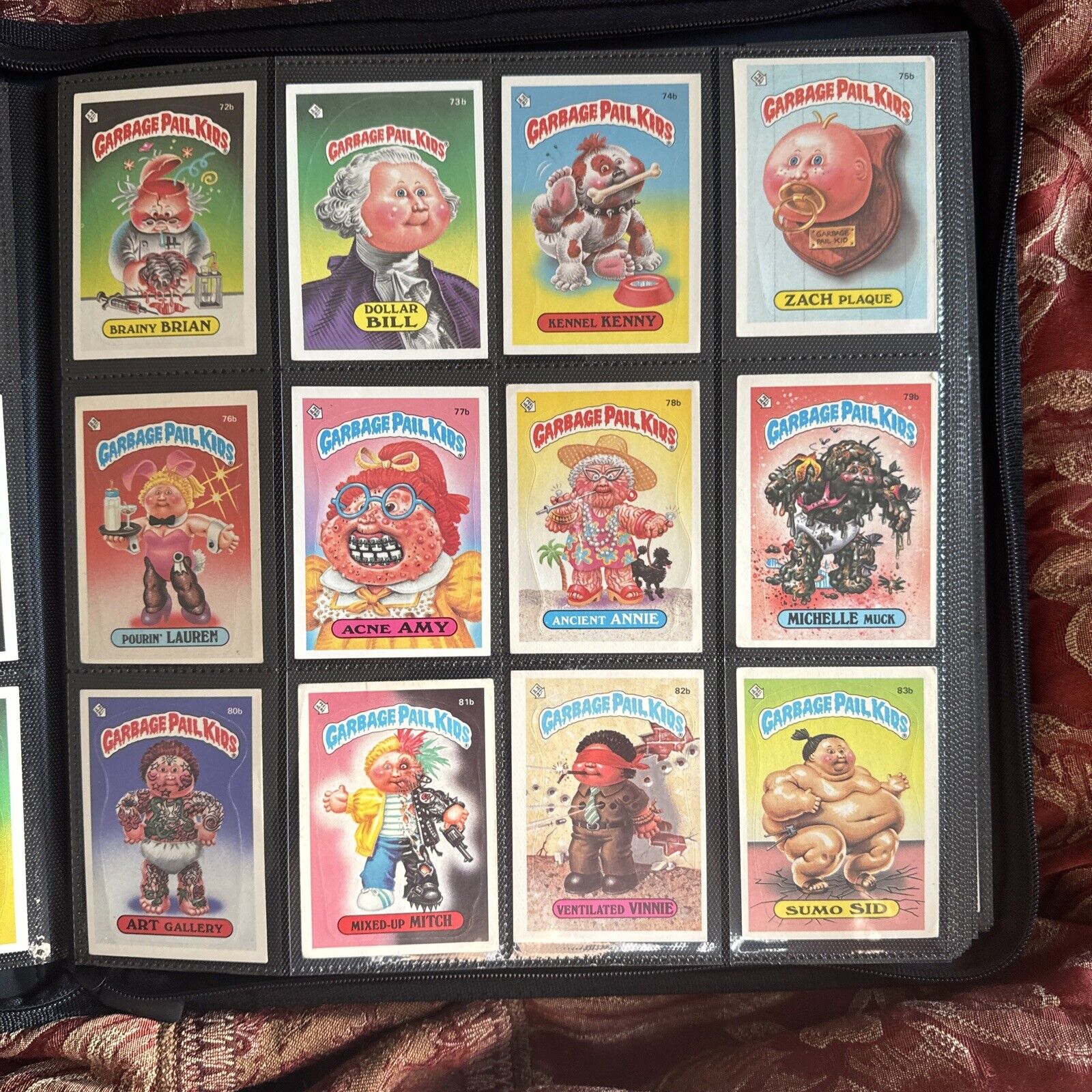 Lot of 424 (1985-1987) Vintage Garbage Pail Kids Sticker Cards - No Duplicates!