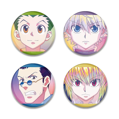 Anime Hunter X Hunter Brooches Gon Killua Kurapika Leorio Cartoon Pins Backpack 