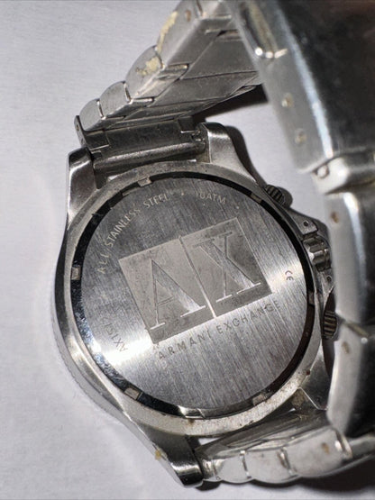 Armani Exchange AX1512 Blue Dial Stainless Steel Chronograph Men's Watch