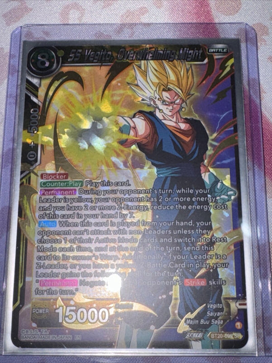 Dragon Ball Super SS Vegito, Overwhelming Might Power Absorbed BT20-099 Regular