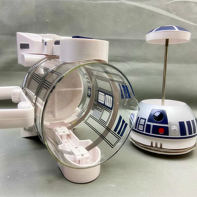 960Ml Moka Hand Coffee Maker R2-D2 Cartoon Star Wars Robot Office Home Manual Th