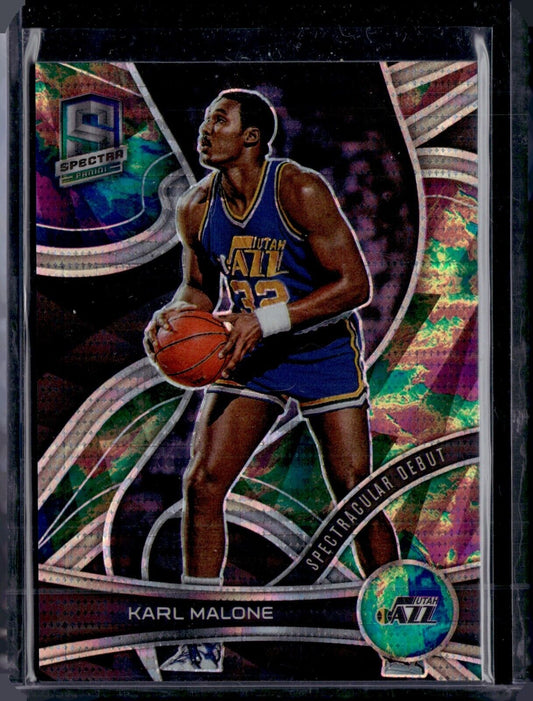2021-22 Panini Spectra - Spectracular Debut #172 Karl Malone (Celestial) /99