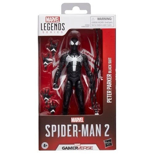 Spider-Man Marvel Legends Series Gamerverse Peter Parker Black Suit PRESALE 2025