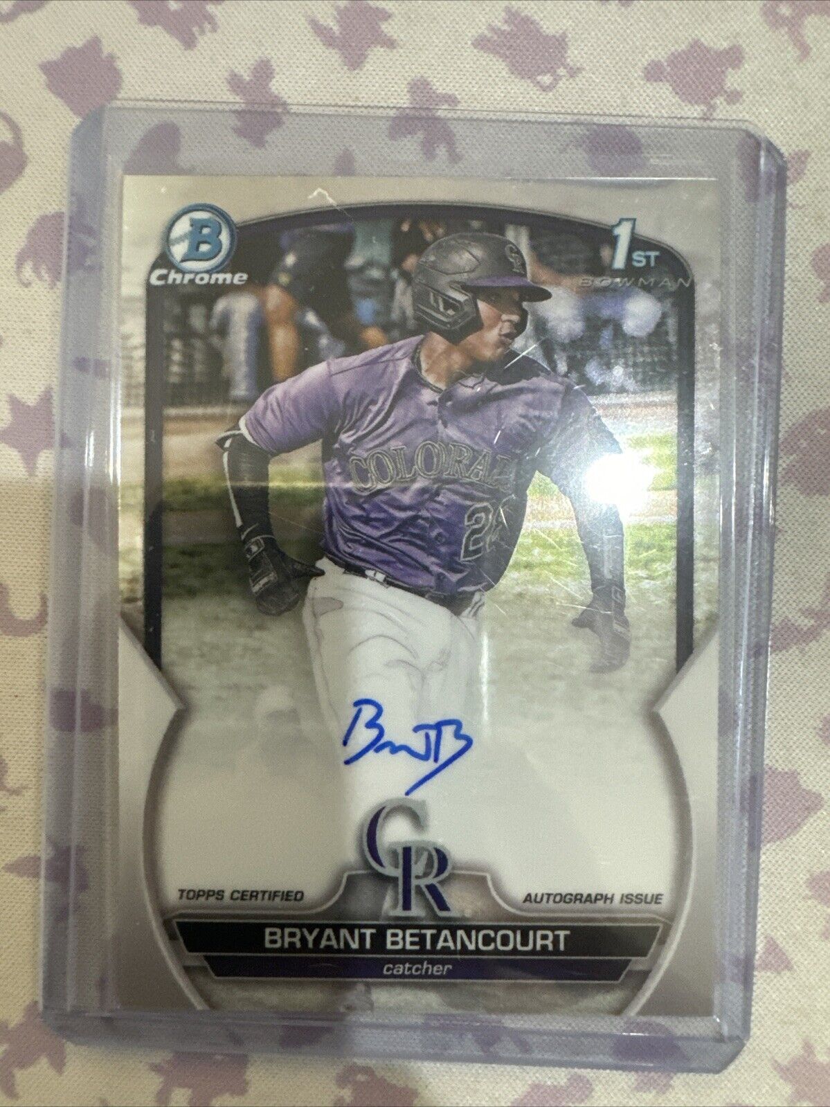 2023 Bowman Chrome #CPA-BB Bryant Betancourt Chrome Prospect Autographs