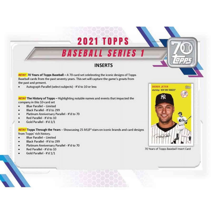 2021 Series 1 Baseball Blaster Trading Cards