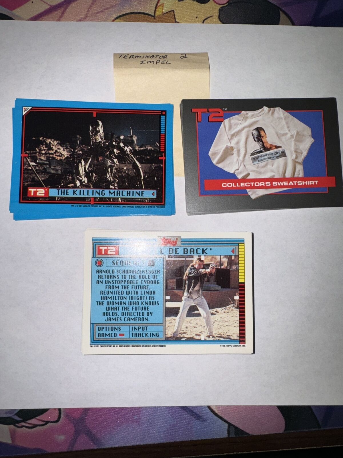 #2-140 Terminator 2 Movie Trading Cards Impel 1991 + 4 Puzzle +38 Sequence
