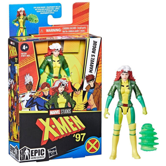 Marvel Studios Epic Hero Series X Men 97 Rogue 4 Inch Action Figure Hasbro