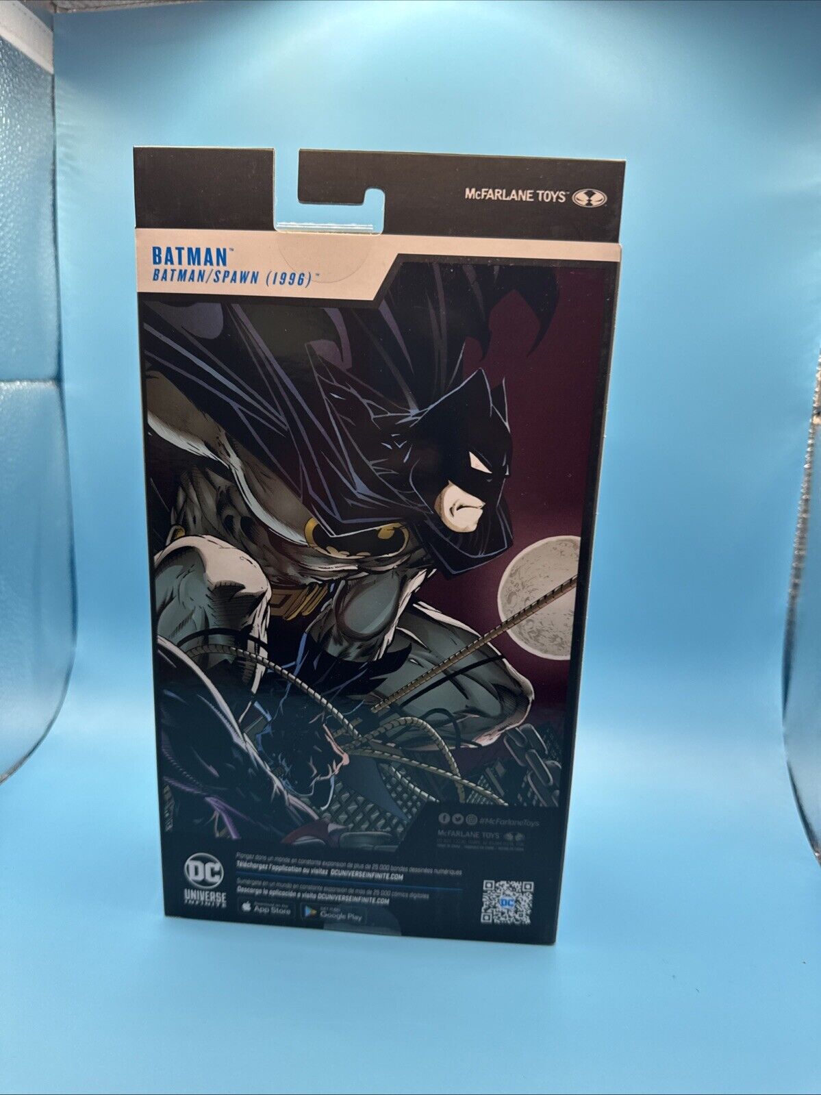 DC Multiverse BATMAN/SPAWN 1996 McFarlane Platinum Chase 7" Action Figure NEW!