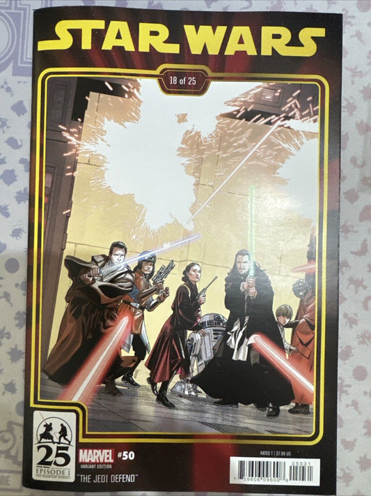 Star Wars #50 Phantom Menace 25th Anniversary Variant Marvel 2024 VF/NM Comics