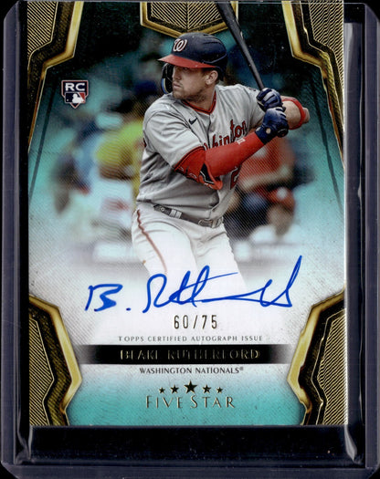 2024 Topps Five Star - Autographs #FSA-BR Blake Rutherford (AU, RC)