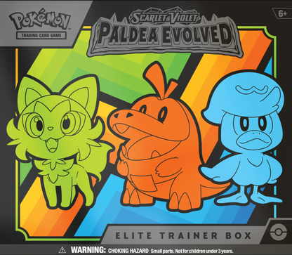 Trading Card Games Scarlet & Violet 2 Paldea Evolved Elite Trainer Box - 9 Pokém