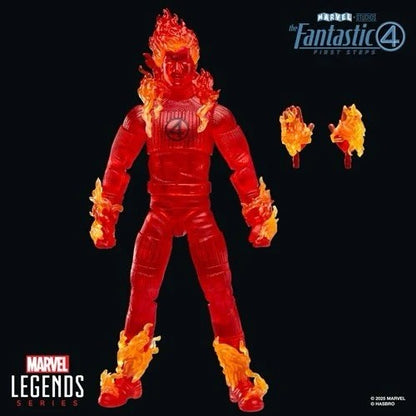 IN HAND!! Marvel Legends Fantastic Four First Steps HUMAN TORCH 6" Hasbro Figure