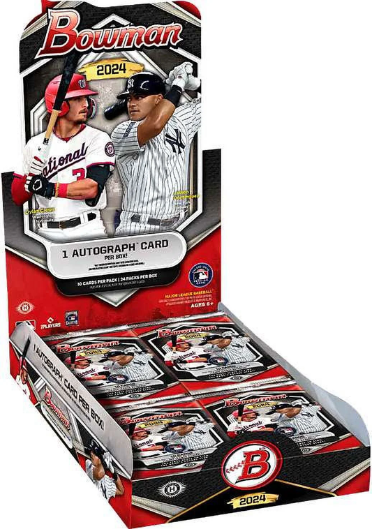 MLB  2024 Bowman Baseball Trading Card Hobby Box (24 Packs per Box) - Shohei Oht