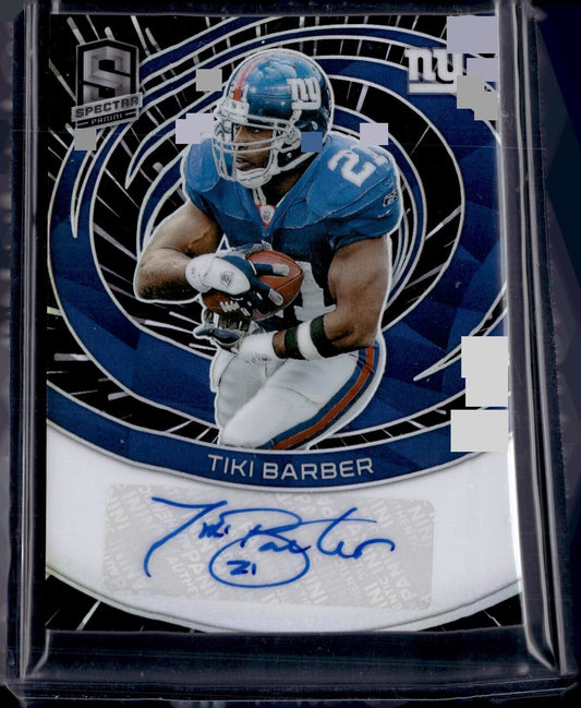 2023 Panini Spectra - Signatures #SIG-TBA Tiki Barber /60 (AU)