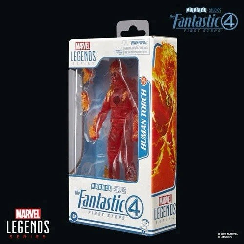 IN HAND!! Marvel Legends Fantastic Four First Steps HUMAN TORCH 6" Hasbro Figure