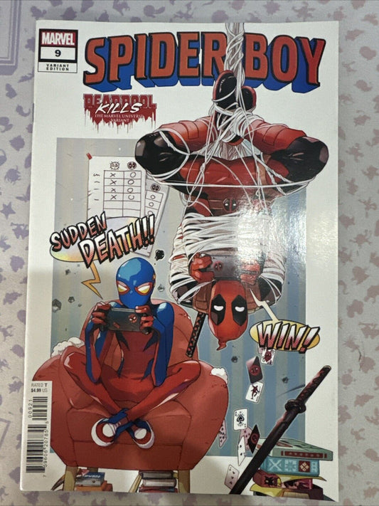 Marvel Comics Spider-Boy Deadpool Kills The MU #9 Variant Cover. NM