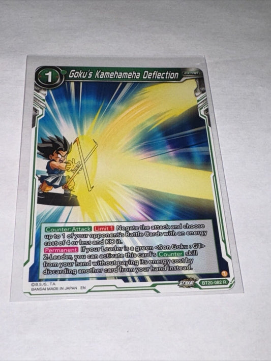 Goku’s Kamehameha Deflection BT02-082 R (NM) “Power Absorbed”