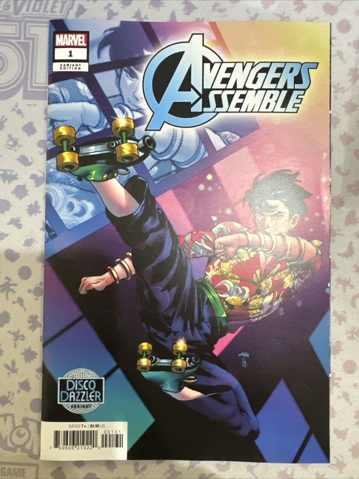 AVENGERS ASSEMBLE, vol 3 #1C DISCO DAZZLER VARIANT BAGGED & BOARDED