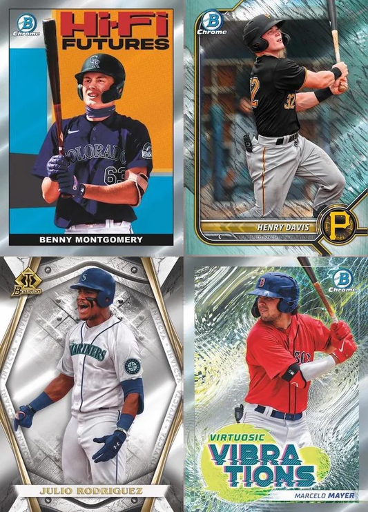 22  Cards: Bowman Baseball Value Box