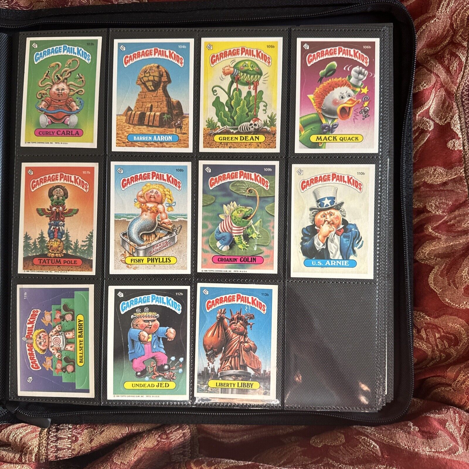 Lot of 424 (1985-1987) Vintage Garbage Pail Kids Sticker Cards - No Duplicates!