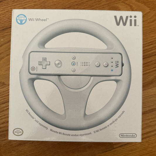 Nintendo Wii Wheel Wii Remote Controller ... NEW and SEALED (Genuine — Official)