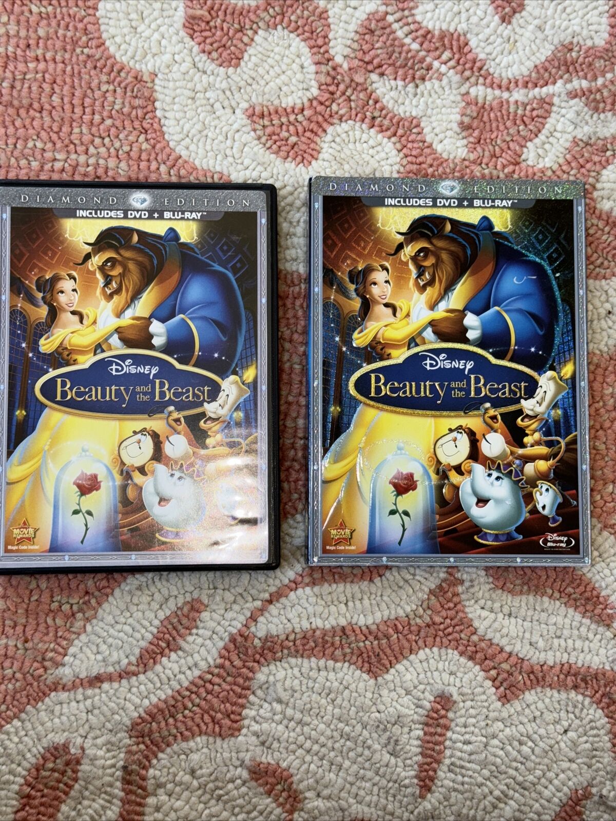 Beauty and the Beast (Blu-ray/DVD, 2010, 3-Disc Set, Diamond Edition)
