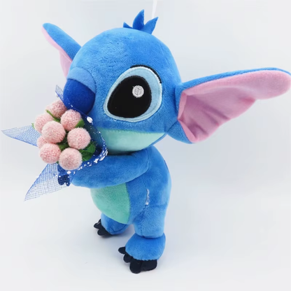 Anime Lilo & Stitch Couple Models Cartoon Stuffed Plush Dolls Anime Plush Baby T