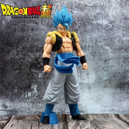 31CM Dragon Ball Z Super Saiyan Blue Gogeta Figure Toys Anime DBZ PVC Figurines 