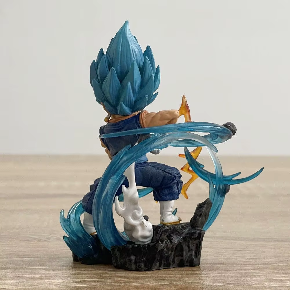 Hot Dragon Ball Z Anime Figure Q Version Vegeta 11CM Action Figure Collection Fi