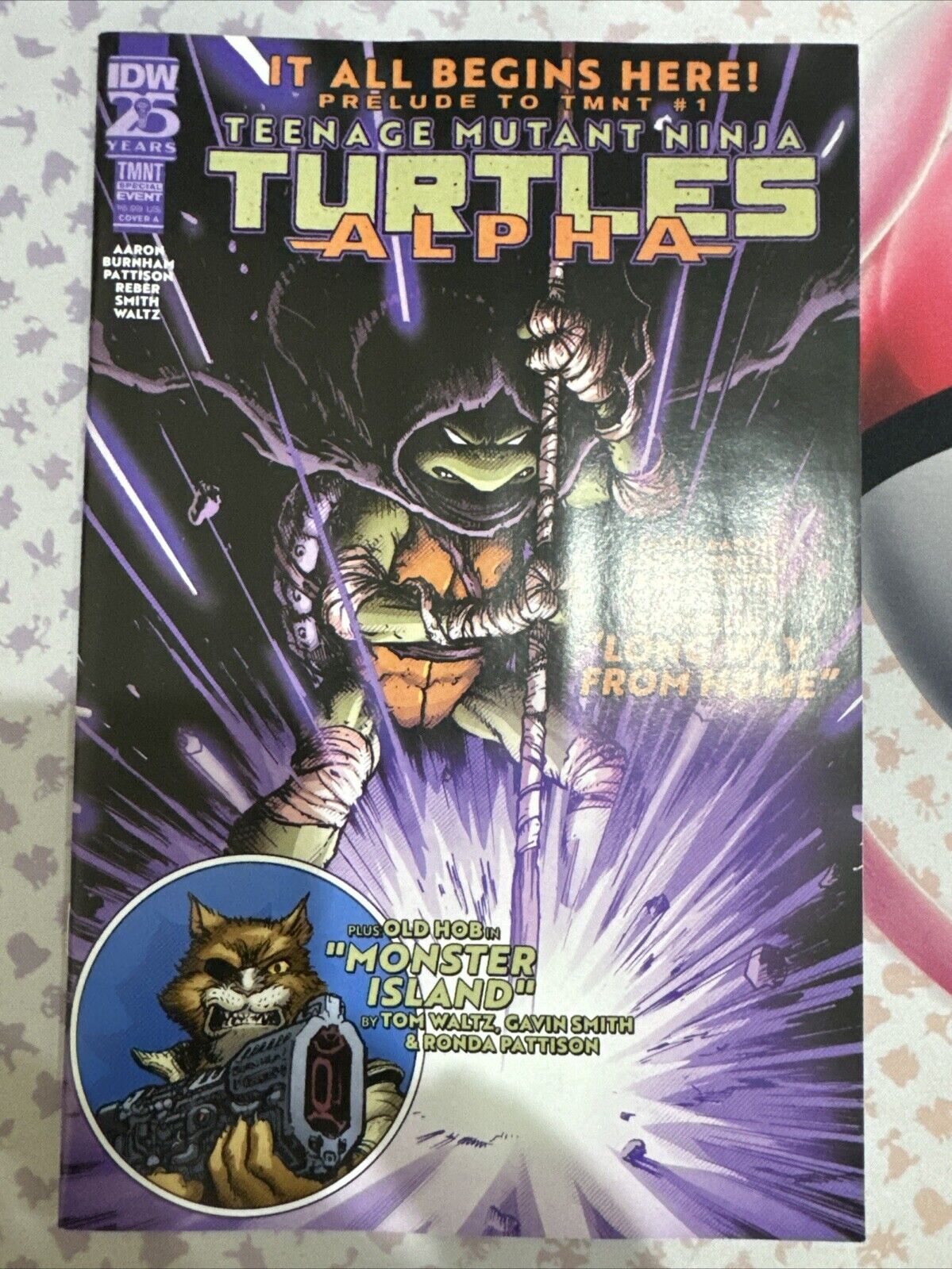 IDW Teenage Mutant Ninja Turtles Alpha CVR A by (CA)Chris Burnham (W)Jason Aaron
