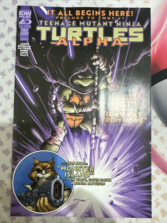 IDW Teenage Mutant Ninja Turtles Alpha CVR A by (CA)Chris Burnham (W)Jason Aaron