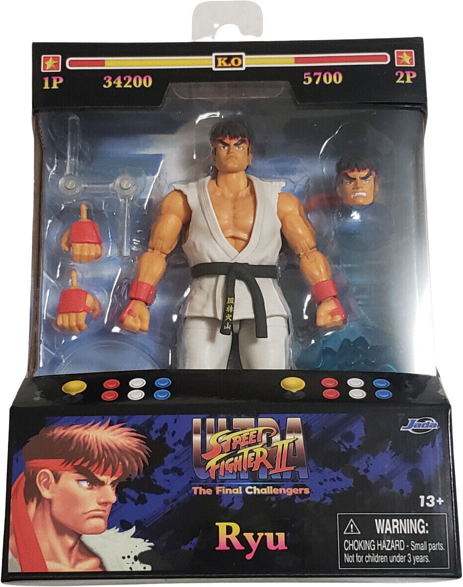 Jada Toys Ultra Street Fighter II Ryu 6in Action Figure - 34215
