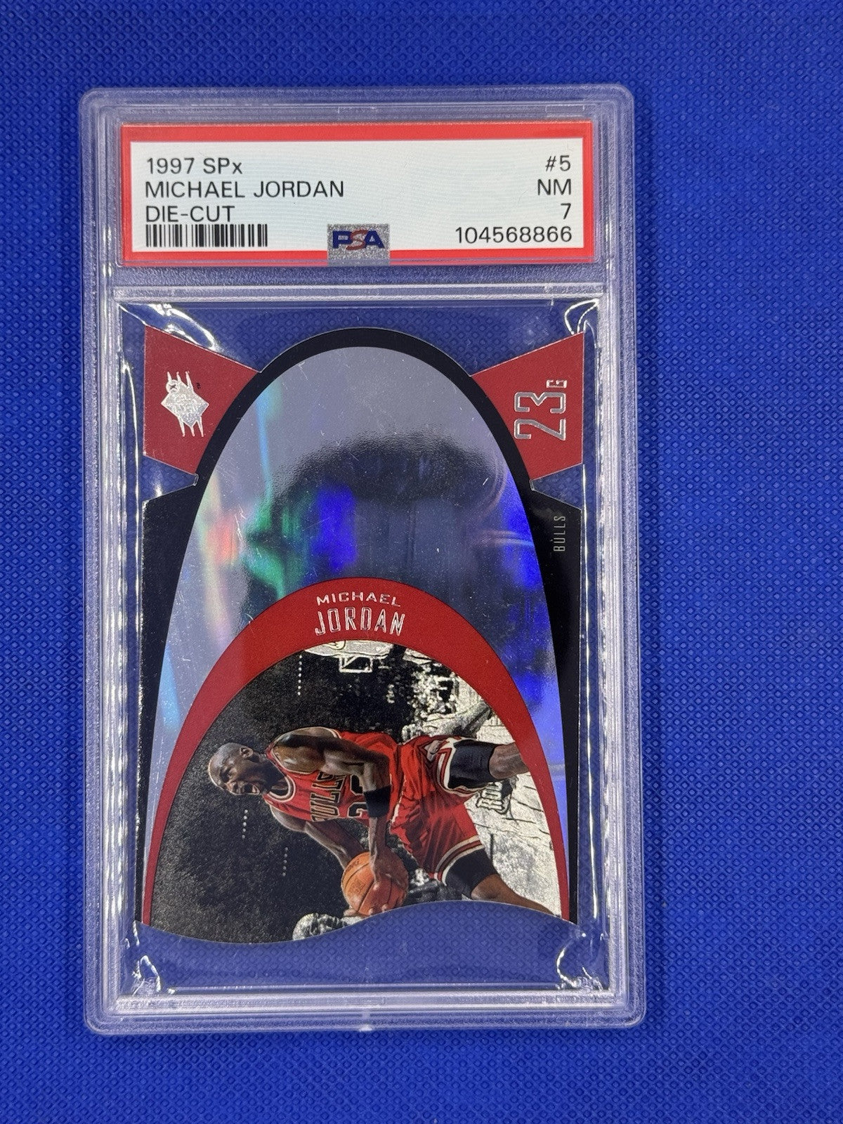 1997 SPx - #SPX5 Michael Jordan die-cut PSA 7 NM