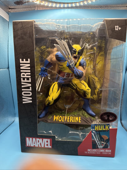 Marvel WOLVERINE The Incredible Hulk #340 1:6 Scale Fig McFarlane Platinum Edit.