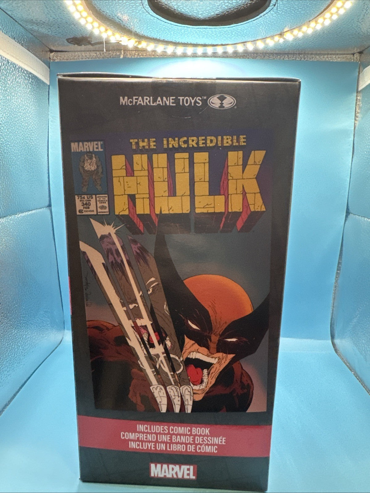 Marvel WOLVERINE The Incredible Hulk #340 1:6 Scale Fig McFarlane Platinum Edit.