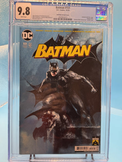 Batman #151 Gabriele Dell'otto Batman 85th Anniversary Variant Cover CGC 9.8
