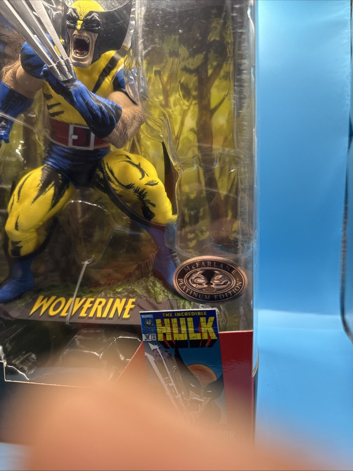 Marvel WOLVERINE The Incredible Hulk #340 1:6 Scale Fig McFarlane Platinum Edit.