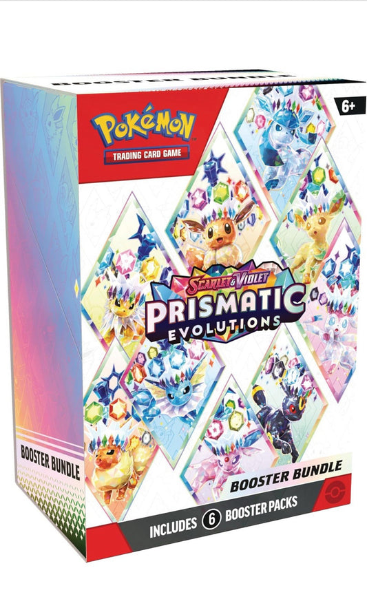 Pokemon Scarlet & Violet: Prismatic Evolutions - Booster Bundle