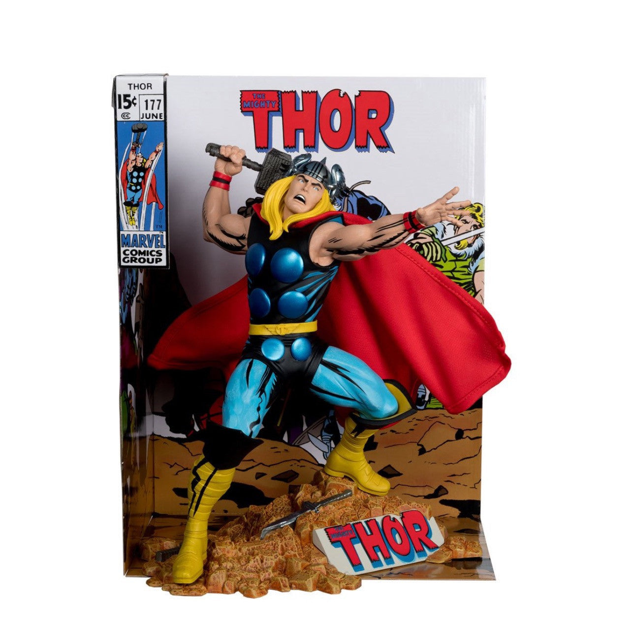 McFarlane Toys Thor #177 Cover 1:6 posed figure with Comic 2025